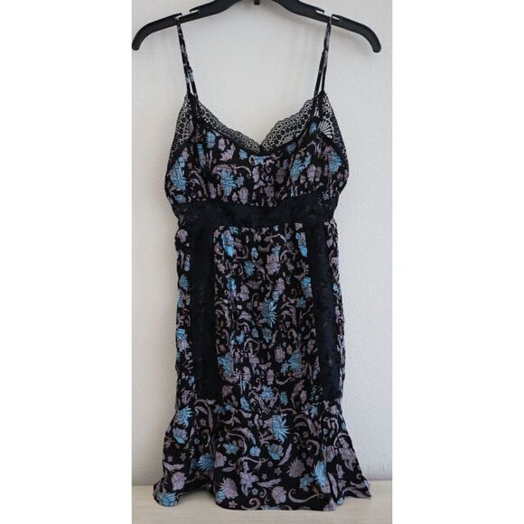 Free People OB1549094 Women Sz S Black Last Night Mini Sleeveless Slip Dress - Picture 1 of 10